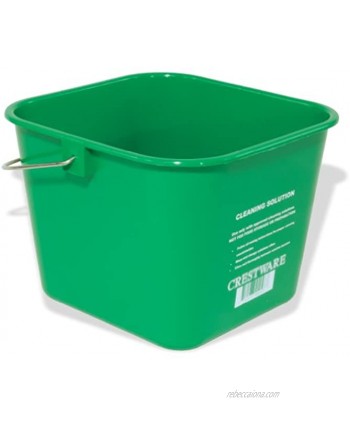 Crestware 6-Quart Cleaning Bucket Medium Green