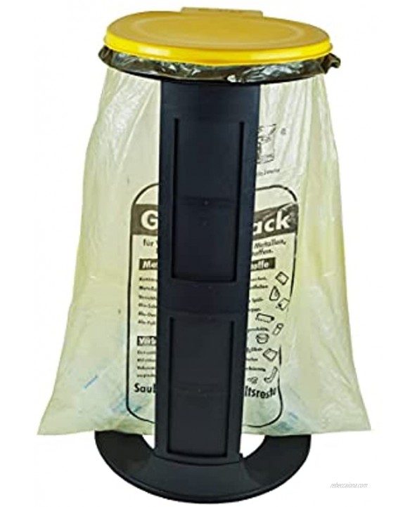 Gies Rubbish Bag Stand Diameter 41 x 12.5 cm Yellow