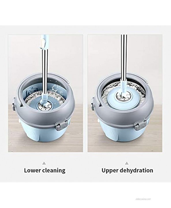 New 2-in-1 Rotary Folding Microfiber Bucket mop Splash-Proof and Durable Professional Home Floor Cleaning kit Suitable for All Types of Flooring Compact and Convenient Without occupying Space