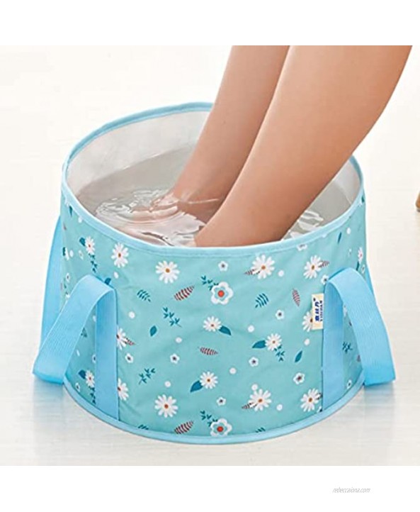 Radefasun Multifunctional Collapsible Bucket Portable Folding Wash Basin Foldable Water Bucket Container Compact Lightweight Foot Basin for Camping Hiking Fishing Travelling etc 21L