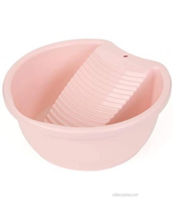 Washboard Basin Washing Clothes Laundry for Small Delicate Articles Lightweight and Compact Plastic Bin Tub Bucket Wash Board