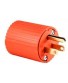 15a 125v Orange 3wire Plug