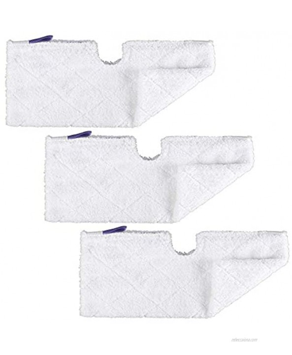 3pcs Euro-Pro Cleaning Mop Pads Replacement Double-Sided XL Microfiber Cleaning Pads for Shark Pocket Steam Mop XLT3501 Extra Large