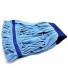 Microfiber Tube Mop Large | Commercial Wet Mop Head Refill | Dries Faster Than Cotton String Mops | Machine Washable 16 oz Blue