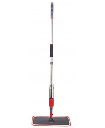 Spray Mop Strongest Heaviest Duty Mop Best Floor Mop Easy to Use 360 Spin Non Scratch Microfiber Mop with Integrated Sprayer Includes Refillable 310ml Bottle & a Reusable Microfiber Pad