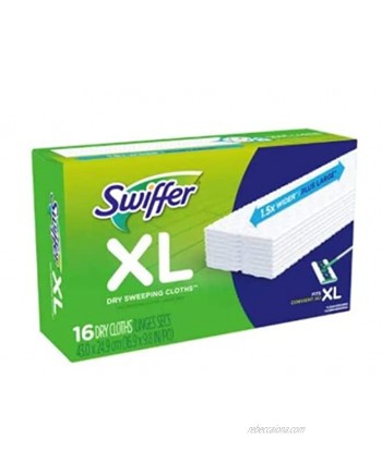 Swiffer Sweeper X-Large Disposable Sweeping Cloths 16-Count Boxes Pack of 3