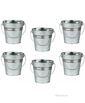 Teacher Created Resources Buckets Set Set of 6 Metal TCR6076