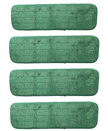 Vega Spotless Microfiber Mop Replacement Heads Pack of 12 — Bulk Mop Head Refills for Home Industrial Commercial Use