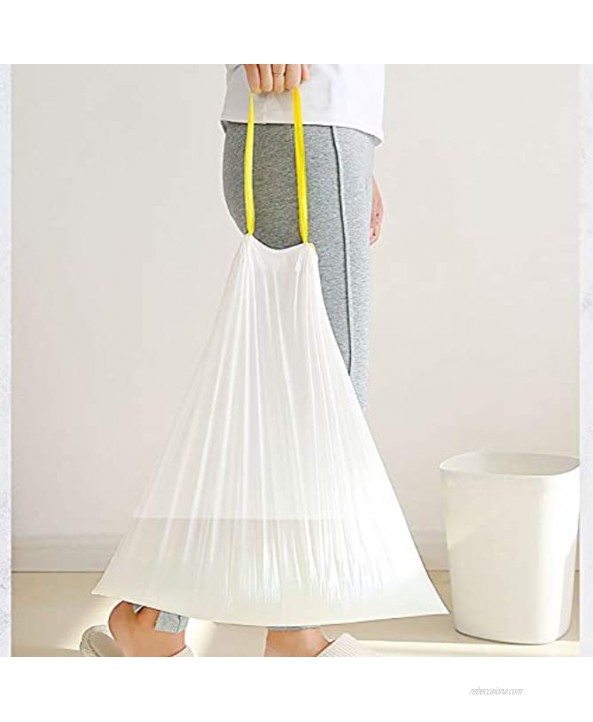 4 Gallon Trash Bags MOREGOSU Small Garbage Bags Drawstring Thicken Material Bags Bin Liners for Office Home Bathroom Kitchen 80 Count…