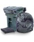 Plasticplace Gallon 95-96 Garbage Can Liners │ 3 Mil │ Black Heavy Duty Trash Bags │ 61” x 68” 25 Count