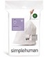 simplehuman Custom Fit Trash Can Liner C 10-12 Liters 2.6- 3.2 Gallons 20-Count