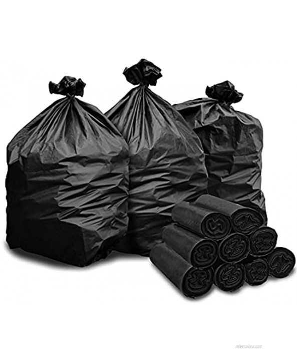 Tasker 33 Gallon Trash Bags 250 Count SuperValue Pack Black Garbage Bags 30 Gallon 32 Gallon 33 Gallon 35 Gallon. High Density Bags