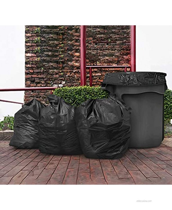 Tasker 33 Gallon Trash Bags 250 Count SuperValue Pack Black Garbage Bags 30 Gallon 32 Gallon 33 Gallon 35 Gallon. High Density Bags