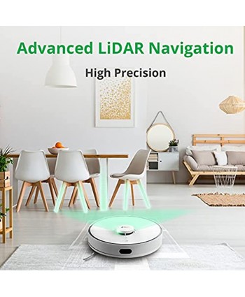 360 S5 LiDAR Robot Vacuum with Mapping Technology,2200Pa Selective Room Cleaning Schedule Multi-Floor Mapping No-Go Zones Self Charge and Resume Automatic Carpet Boost Compatible with Alexa