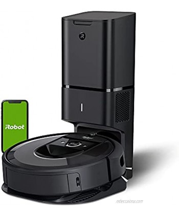 iRobot Roomba i7+ 7550 Robot Vacuum with Automatic Dirt Disposal-Empties Itself Wi-Fi Connected Smart Mapping Works with Alexa Ideal for Pet Hair Carpets Hard Floors Black
