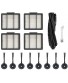 LesinaVac Accessories Kit for Shark ION Robot AV751 R85 RV850 RV850WV S87 RV851WV RV700_N RV720_N RV750_N RV761 Vacuum Cleaner Replacment Parts Pack of 1 Main Brush 4 Hepa Filters 8 Side Brushes.