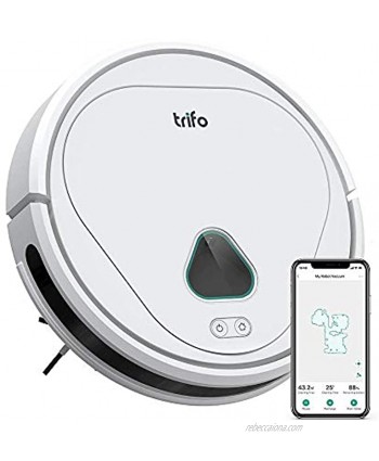 Robot Vacuum Trifo Robot Vacuum Cleaner 3000Pa Strong Suction Camera Monitoring Ideal for Pets Hair， Mapping Automatic-Charging 120 Min Runtime Carpets Hard Floors Tile Wi-Fi Alexa App