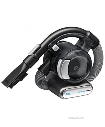 BLACK+DECKER 20V Max Flex Handheld Vacuum with Pet Hair Brush Cordless Grey BDH2020FL