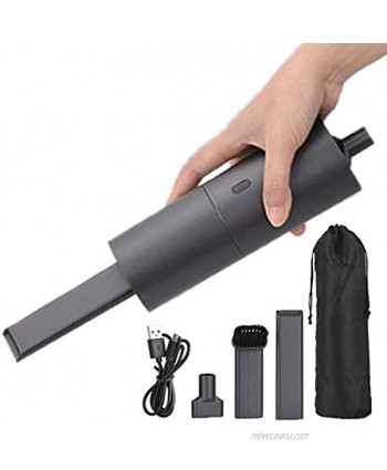 Handheld Mini Vacuum Cleaner,Small Hand Held Vacuum Cordless USB Rechargeable,Dust Buster and Blower 2 in 1 Easy to Clean Car Desktop,Keyboard,Computer Kitchen（ Dark Gray）