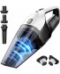 Handheld Vacuum Cleaner 8000Pa Powerful Suction Cordless Wet Dry Hand Vac With 100W Rechargeable 14.8V Lithium Quick Charge Tech Double HEPA Filter Lightweight Vacuum for Home Pet Hair Car Cleaning