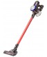 Monoprice Cordless Stick Vacuum Cleaner Black Red