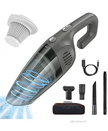 OFOOR Handheld Vacuum Cleaner -7000PA Powerful Suction & Cordless Portable Handheld Vacuum with 2600mAh High-Capacity Battery for Car | Home Cleaning