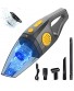Portable Cordless Handheld Vacuum Cleaner Benefast 150W High Power 8000PA Strong Suction Wet & Dry Use 2 Modes for House Car OfficeGrey & Yellow