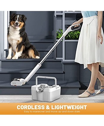 Cordless Vacuum Cleaner Lightweight Wet Dry Vacuum and Mop Combo Excellent 60 Min Runtime 3 in 1 Handheld Stick Vacuum Cleaners for Hardwood Floor with Dual Water Tank and One-Step Cleaning System
