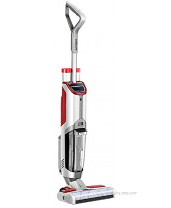 Cordless Wet Dry Vacuum Cleaner Updated 3-in-1 Upright Vacuum Cleaner Water Spray Mop Self-Cleaning & Two Water Tank & Detachable Battery for Area Rugs Hardwood Floor
