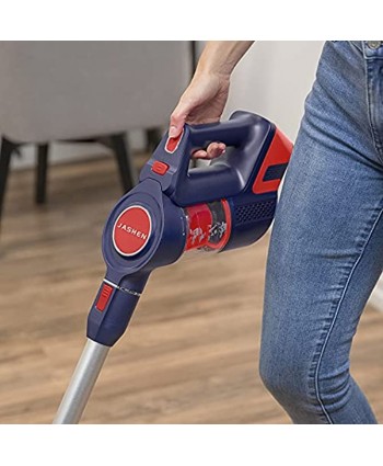 JASHEN D18 Cordless Vacuum Cleaner Lightweight Stick Vacuum Cleaner 250W Suction 3-in-1 Handheld Vac for Hard Floor Tile Laminate Carpet