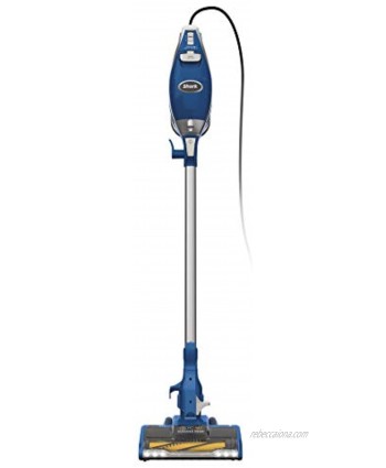 Shark Rocket HV343AMZ Self-Cleaning Brushroll Corded Stick Vacuum Lightweight Pet Hair Pickup with Crevice and Upholstery Tools Blue