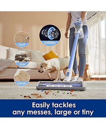 Tineco A11 Hero Cordless Lightweight Stick Vacuum Cleaner 450W Motor for Ultra Powerful Suction Handheld Vac for Carpet Hard Floor & Pet