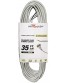 35ft Upright Vacuum Electric Power Supply Cord with Open End Striped Wire 17 2 Gauge 12 Amp Gray by LifeSupplyUSA