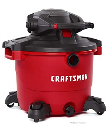 CRAFTSMAN CMXEVBE17607 16 Gallon 6.5 Peak HP Wet Dry Vac with Detachable Leaf Blower Heavy-Duty Shop Vacuum with Attachments