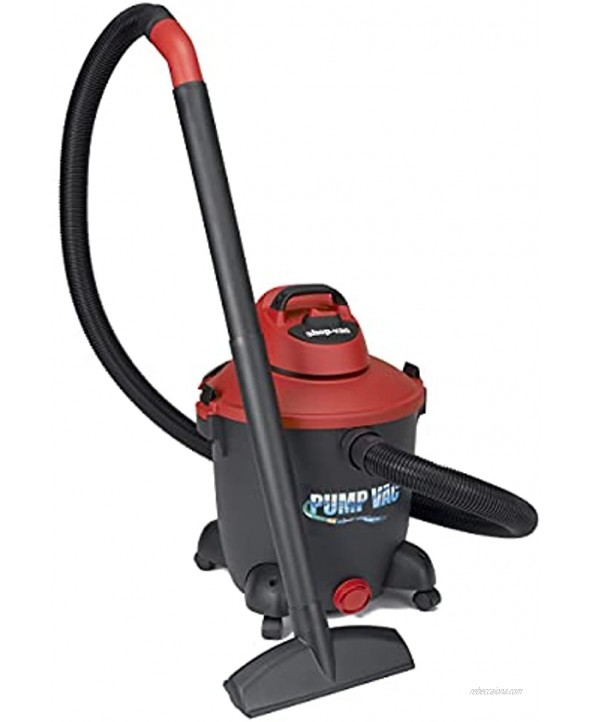 Shop Vac 5821200 12 Gal 5.0 PHP Wet Dry Vacuum with built in Pump will pump out with garden hose. Uses Type U Cartridge Type R Foam plus Type F Filter Bag