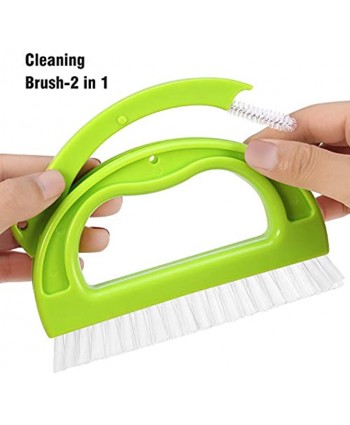 3 Pack Grout Brush,Shower Cleaner Gap Cleaning ToolTrack Brush Deep Clean Brush Set for All of The Household Such as Shower  Window Track Kitchen Floor Lines