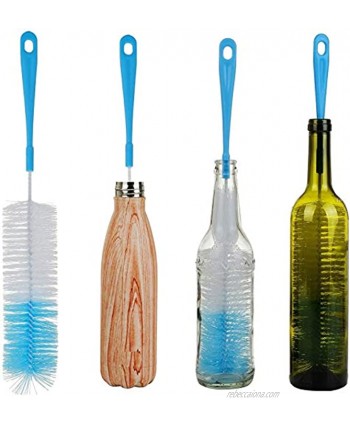 ALINK 17in Extra Long Bottle Cleaning Brush Cleaner for Washing Narrow Neck Beer Wine Thermos Yeti S‘Well Brewing Bottles Hummingbird Feeder