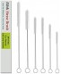 ALINK Simple Drink Straw Cleaning Brush Kit 5 Size 6 Pieces 12" Extra Long 12 mm Extra Wide General Size