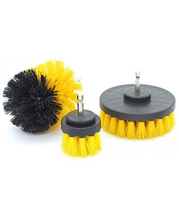 Electric Drill Brush Accessories,Deesse Kitchen Cleaning Brush Power Scrubber Cleaning Brush Attachment Set All Purpose Drill Scrub Brushes Kit for Grout Floor Tub Shower Tile Car,Oil Carpet