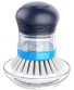 MR.SIGA Soap Dispensing Palm Brush Storage Set Kitchen Brush with Holder for Pot Pan Sink Cleaning 1 Set