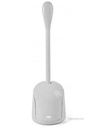 OXO Good Grips Compact Toilet Brush & Canister Gray
