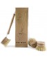 Vove | Premium Bamboo Dish Brush | Long Handle Brush with 3 Replacement Heads | Natural Fibre | Eco-Friendly | Wooden Dish Brush for Washing and Cleaning |