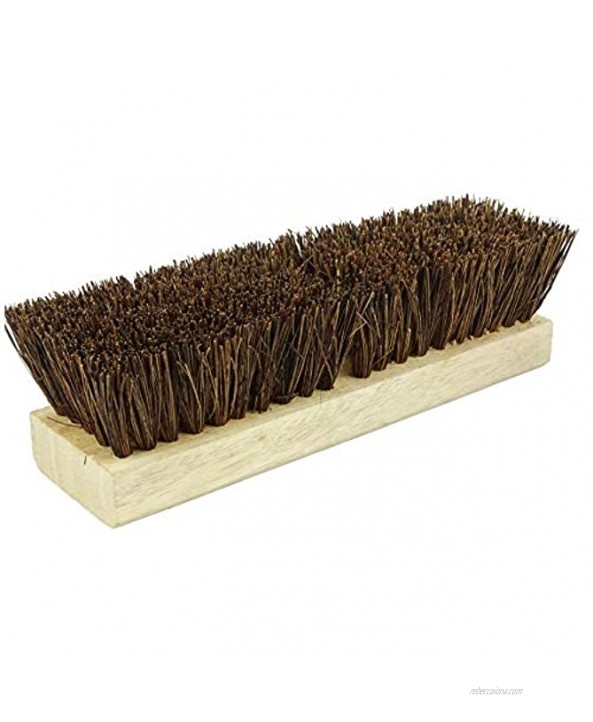 Weiler 44026 10 Block Size 6 X 18 No. Of Rows Palmyra Fill Wood Block Deck Scrub Brush