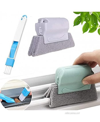 Window Groove Cleaning Brush Creative Window Gap Cleaning Brush,Hand-held Crevice Cleaner Tools for Magic Window Track Cleaning Brush Quickly Clean All Window Slides and Gaps
