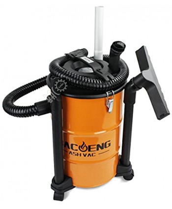 BACOENG 5.3-Gallon Ash Vacuum Cleaner with Double Stage Filtration System Advanced Ash Vac
