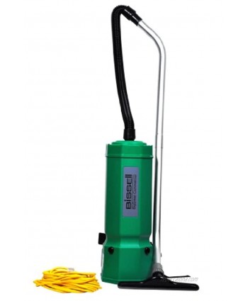 Bissell BigGreen Commercial BG1001 High Filtration Backpack Vacuum 1375W 25.5" Height 10 qt Capacity Red