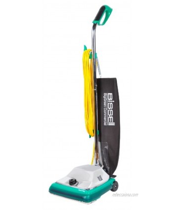 Bissell BigGreen Commercial BG101H ProBag Comfort Grip Handle Upright Vacuum with Magnet 870W 12" Vacuum Width