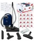 Miele Compact C2 Electro+ Canister HEPA Canister Vacuum Cleaner with SEB 228 Powerhead Bundle Includes Miele Performance Pack 16 Type FJM AirClean Genuine FilterBags + Genuine AH50 HEPA Filter