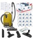 Miele Complete C3 Calima Canister HEPA Vacuum Cleaner + STB 305-3 Turbobrush Bundle Includes Miele Performance Pack 16 Type GN AirClean Genuine FilterBags + Genuine AH50 HEPA Filter