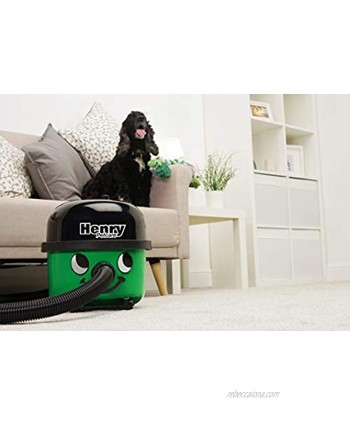 NaceCare 908346 Henry PETCARE Canister Vacuum-1.6 Gallon Capacity with Odor-Control Filter and HST0 pet Accessory kit Green